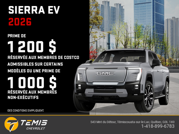 Le GMC Sierra EV 2026