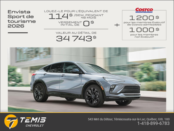 Procurez-vous la Buick Envista 2026