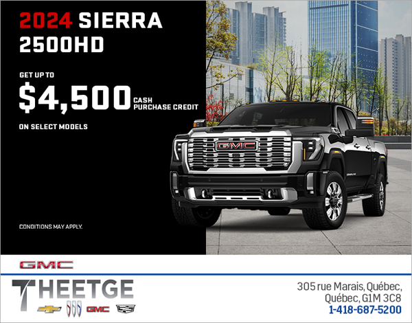 The 2024 GMC Sierra 25000HD