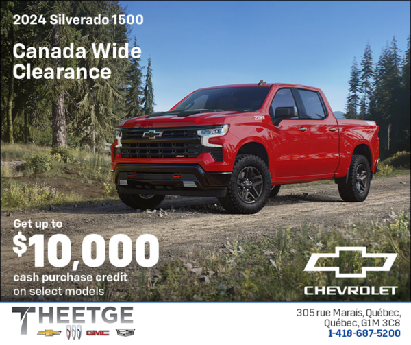 Get the 2024 Chevrolet Silverado 1500