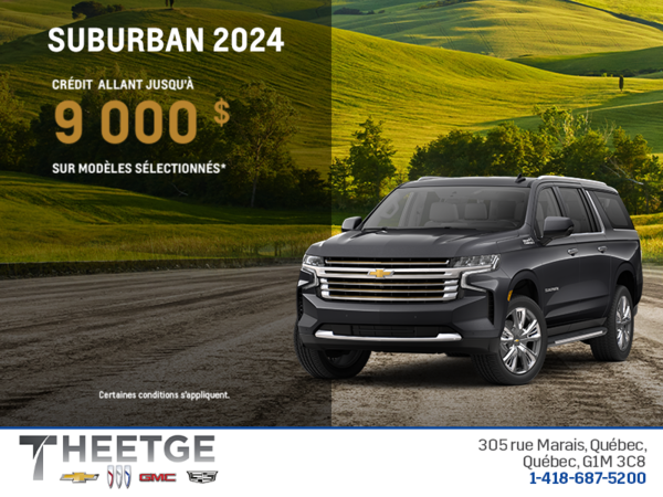 Le Chevrolet Suburban 2024