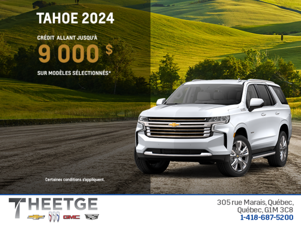 Le Chevrolet Tahoe 2024