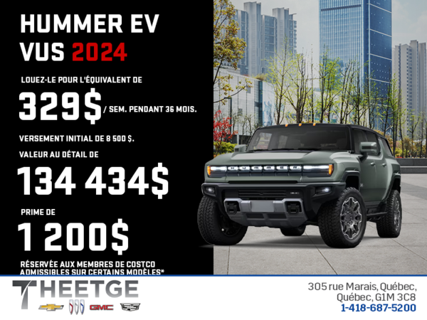 Le GMC Hummer EV 2024