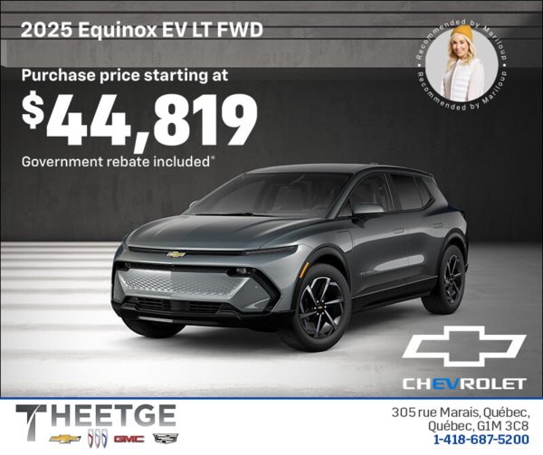 Get the 2025 Chevrolet Equinox EV