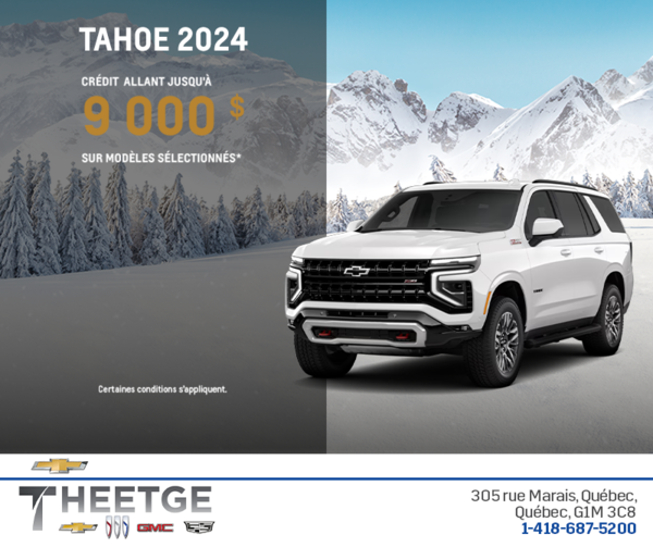 Le Chevrolet Tahoe 2024