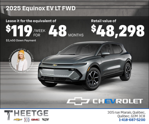 Get the 2025 Chevrolet Equinox EV