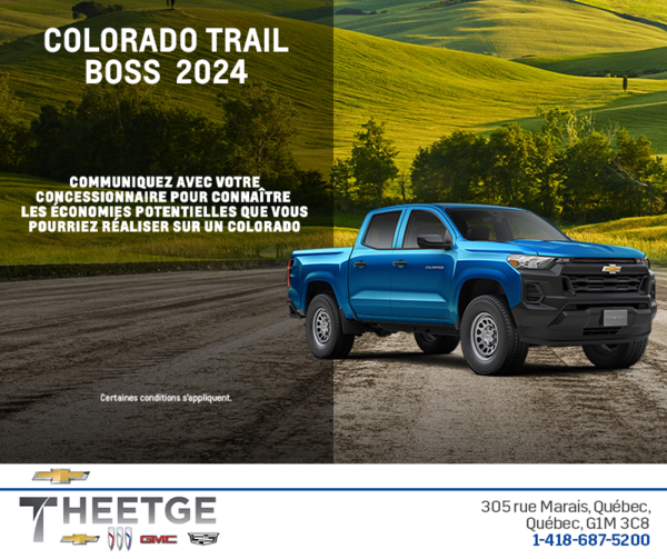 Le Chevrolet Colorado 2024