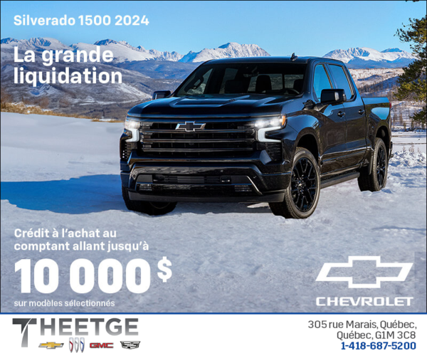 Procurez-vous le Chevrolet Silverado 1500 2024