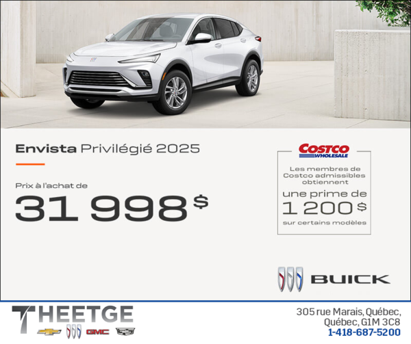 Procurez-vous la Buick Envista 2025