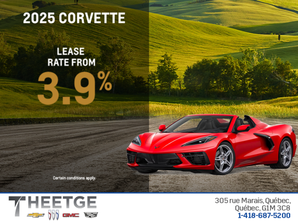 Get the 2025 Chevrolet Corvette