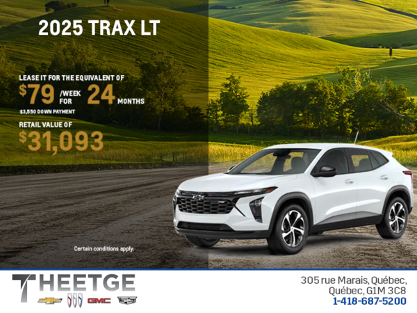 Get the 2025 Chevrolet Trax