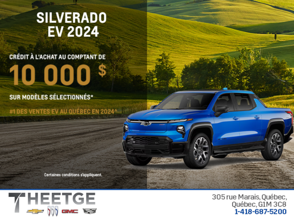 Procurez-vous le Chevrolet Silverado EV 2024