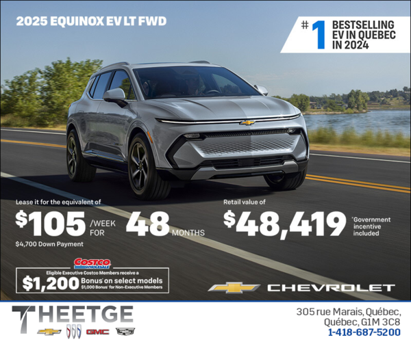 Get the 2025 Chevrolet Equinox EV