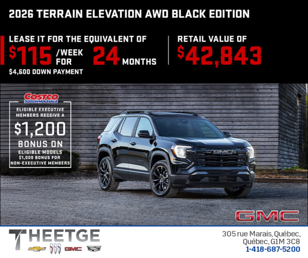 The 2026 GMC Terrain