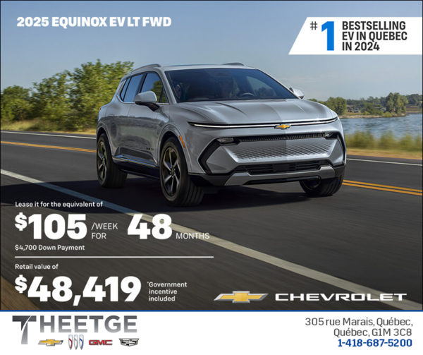 Get the 2025 Chevrolet Equinox EV