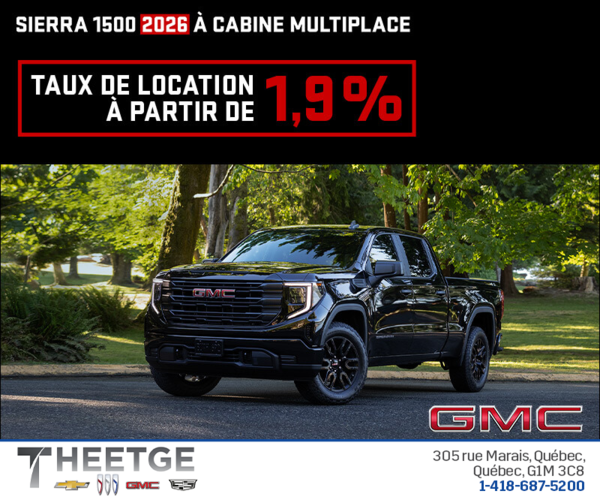 Le GMC Sierra 1500 2026