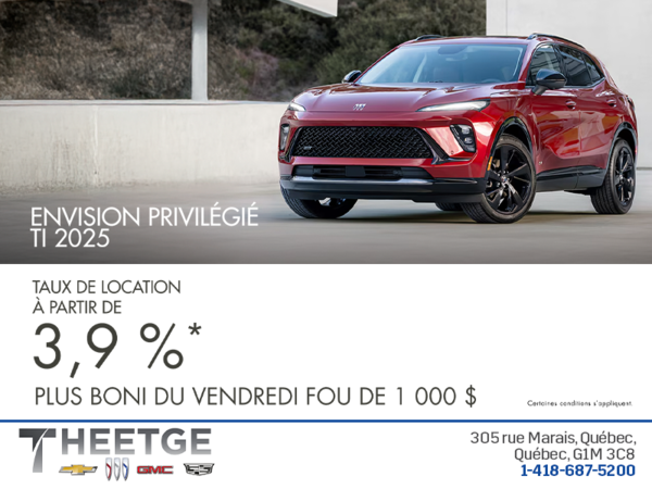 Procurez-vous la Buick Envision 2025