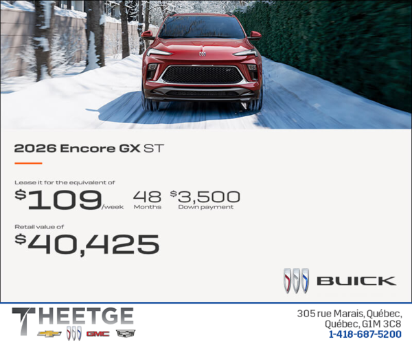 Get the 2026 Buick Encore GX