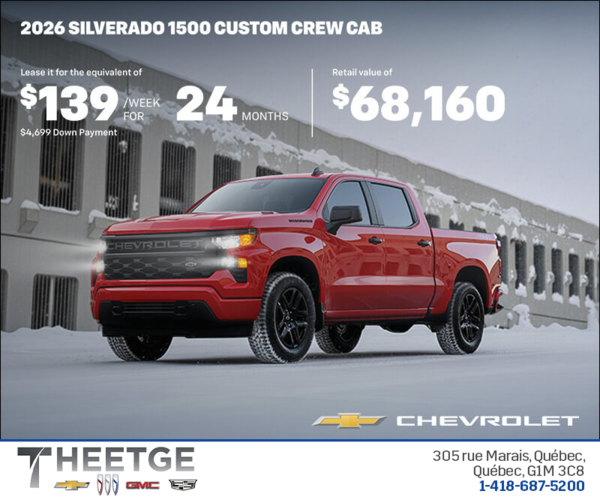 Get the 2026 Chevrolet Silverado 1500