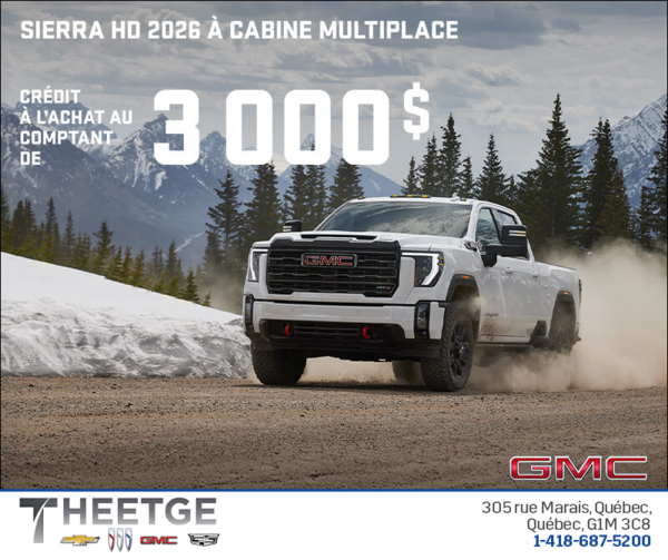 Le GMC Sierra HD 2026