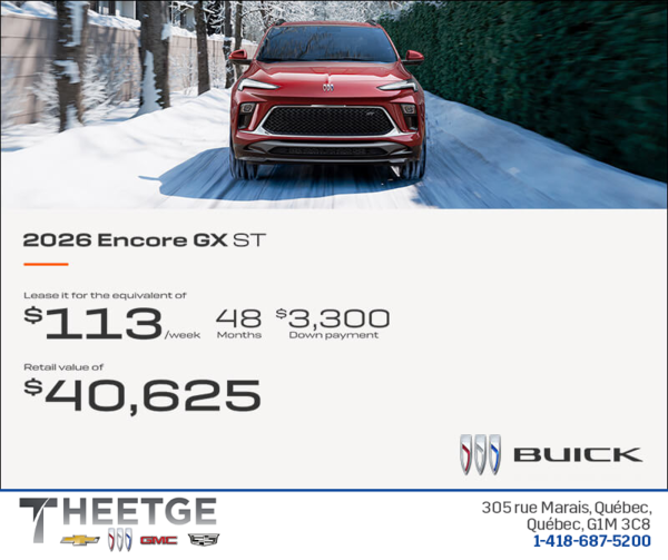 Get the 2026 Buick Encore GX
