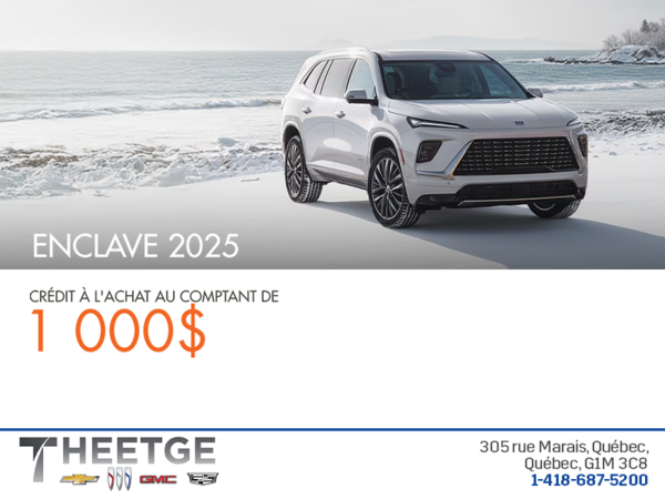 Procurez-vous le Buick Enclave 2025