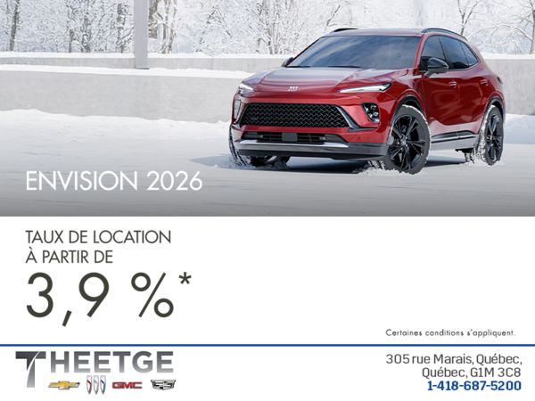 Procurez-vous la Buick Envision 2026
