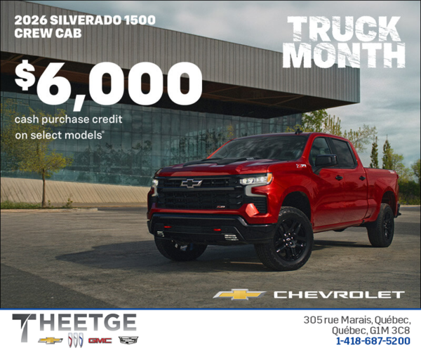 Get the 2026 Chevrolet Silverado 1500 Crew Cab