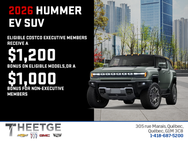 The 2026 GMC Hummer EV SUV
