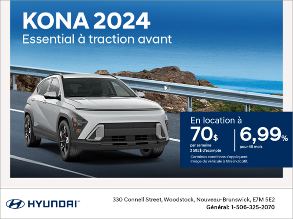 Procurez-vous le Hyundai Kona 2024