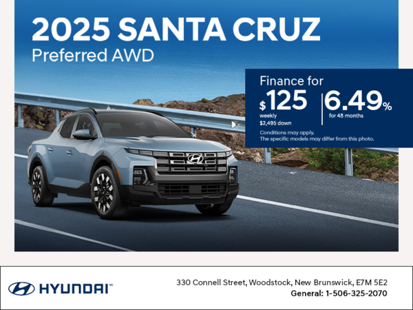 Get the 2025 Hyundai Santa Cruz