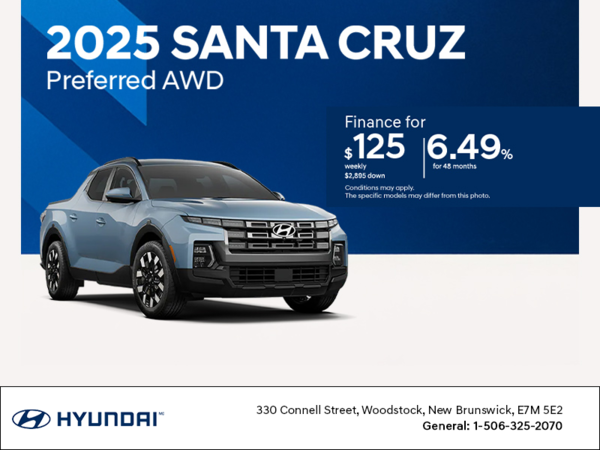 Get the 2025 Hyundai Santa Cruz