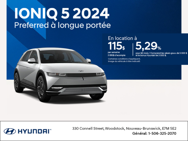 Procurez-vous le Hyundai Ioniq 5 2024