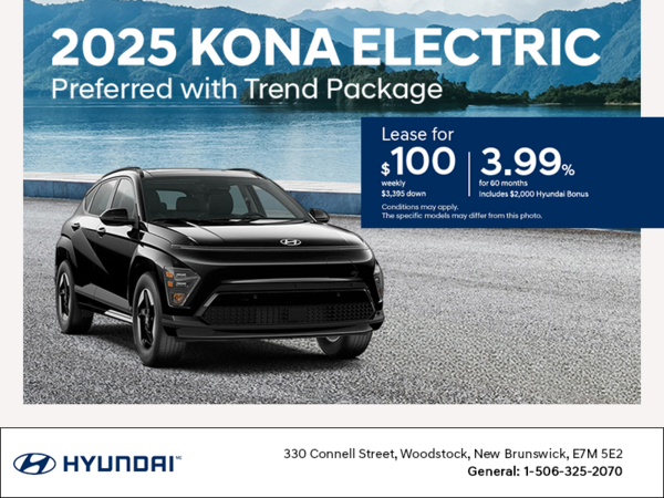 Get the 2025 Hyundai KONA Electric