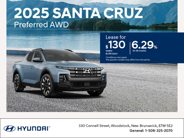 Get the 2025 Hyundai Santa Cruz
