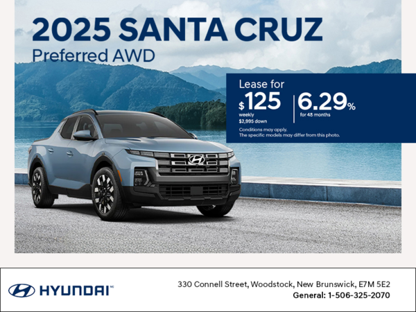 Get the 2025 Hyundai Santa Cruz