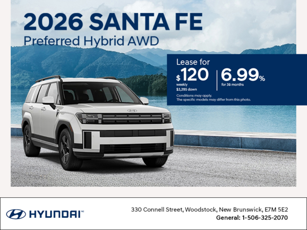Get the 2026 Hyundai Santa Fe Hybrid