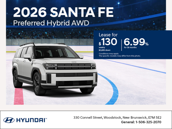 Get the 2026 Hyundai Santa Fe Hybrid