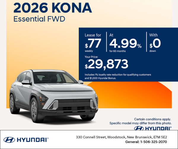 2026 Hyundai Kona