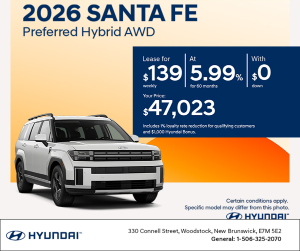 2026 Hyundai Santa Fe Hybrid