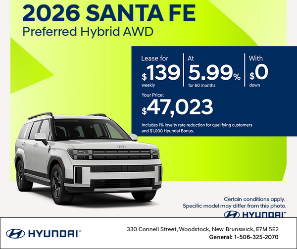 2026 Hyundai Santa Fe Hybrid