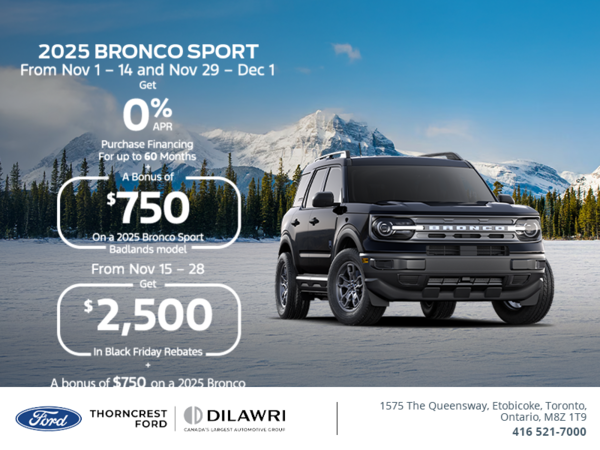 2025 Ford Bronco Sport