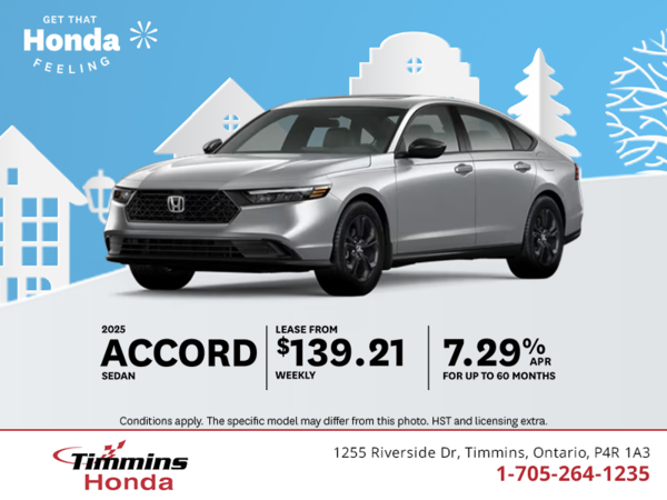 Get the 2025 Honda Accord!