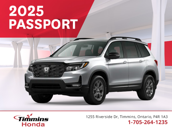 Get the 2025 Honda Passport!