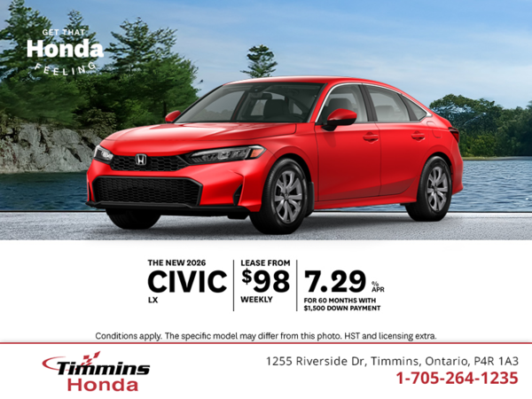 Get the 2026 Honda Civic!
