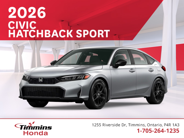 Get the 2026 Honda Civic Sedan!