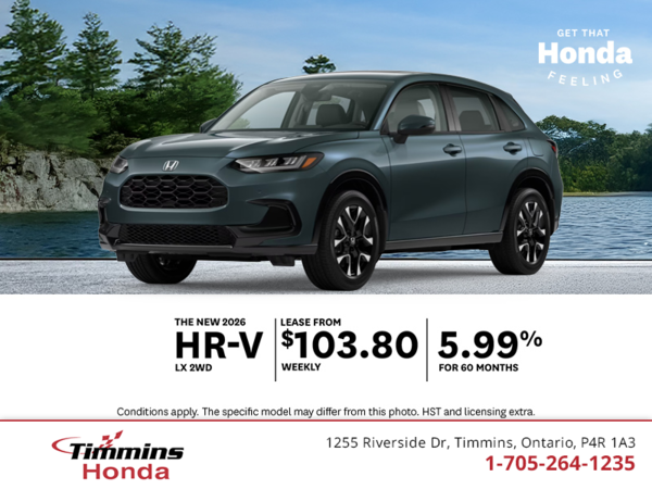 Get the 2026 Honda HR-V