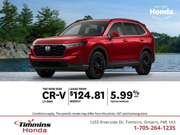 Get the 2026 Honda CR-V!