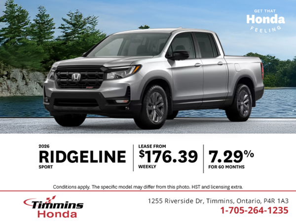 Get the 2026 Honda Ridgeline!