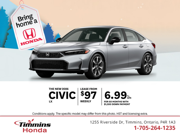 Get the 2026 Honda Civic!